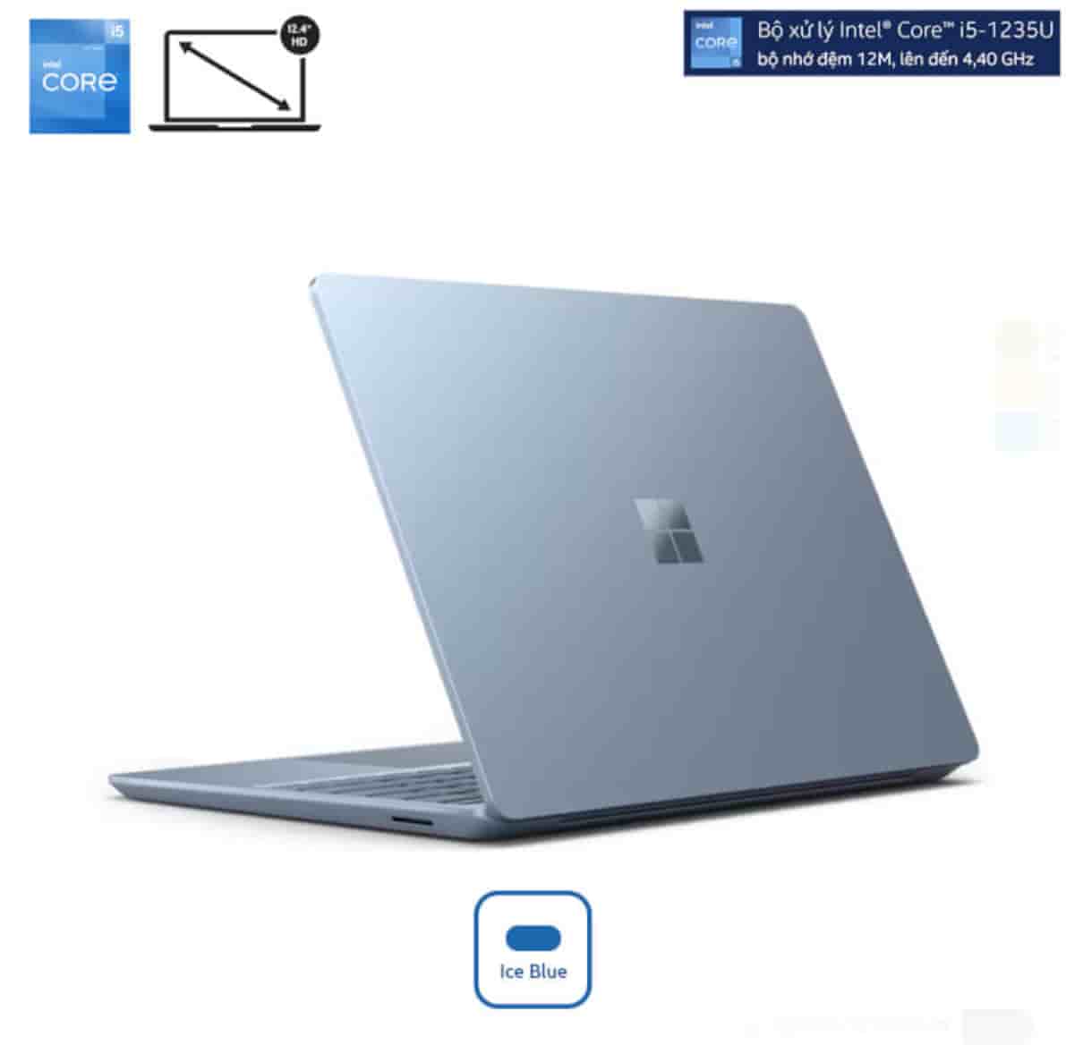 Surface Laptop Go 3 i5/8/256 Mới (Ice Blue)