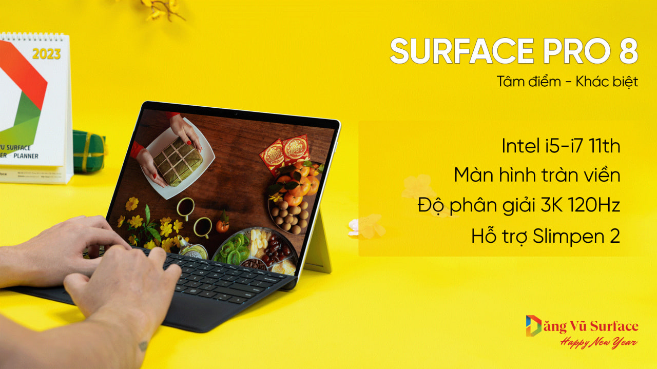 Surface Pro 8 tết